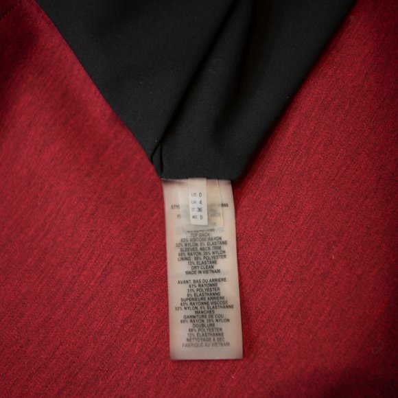 Dark red & black dress - Picture 6 of 6